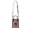 Túi MLB Korea [KIDS] Diamond Monogram Phone Pouch New York Yankees Beige