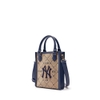 Túi MLB Korea [KIDS] Diamond Monogram Phone Pouch New York Yankees Beige
