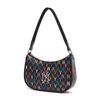 Túi MLB Monogram Rainbow Hobo Bag New York Yankees Black