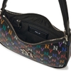 Túi MLB Monogram Rainbow Hobo Bag New York Yankees Black