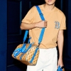 Túi MLB Monotive Coated Canvas Boston Bag M Boston Red Sox Sand