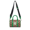 Túi MLB Monotive Coated Canvas Boston Bag S New York Yankees D.Brown