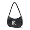 Túi MLB Solid Hobo Bag New York Yankees Black