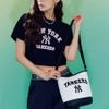 Túi MLB Varsity Basic Canvas Bucket Bag New York Yankees D.Cream