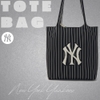 Túi MLB Korea Basic Big Logo Knit Tote Bag New York Yankees Black