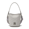 Túi MLB Korea Classic Mono Jacquard Bucket Bag New York Yankees Grey