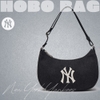 Túi MLB Korea Basic Denim Hobo Bag New York Yankees Navy