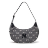 Túi MLB Classic Mono Vintage Denim Hobo Bag New York Yankees Grey