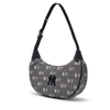 Túi MLB Classic Mono Vintage Denim Hobo Bag New York Yankees Grey