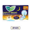 Laurier Safety Night Super Safe Wings 40cm - 4PADS/ 8PADS