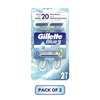 Gillette Blue 3 Cool Razor Pack of 2/ Pack of 4