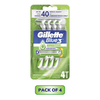 Gillette Blue 3 Sensitive Razor Pack of 2/ Pack of 4