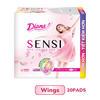 Diana Sensi Ultra Thin Cotton Surface Wingless 23cm - 8PADS and Wings 23cm - 8PADS/20PADS