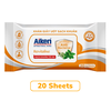 Aiken Antibacterial Wet Wipes Revitalise Scent 20 Sheets/ 50 Sheets