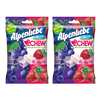 Alpenliebe 2 Chew Grapes & Strawberry 84G/ 220.5G