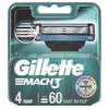 Gillette Mach 3 Razor Blades 4-Pack