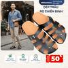 Dép đế trấu rọ chiến binh nam nữ - DETA41