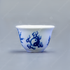 Chén lẻ Rồng - Lam trơn