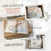 Hộp đựng quà và set card thiệp trang trí handmade