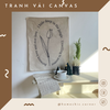 Tranh vải canvas trang trí tường, trang trí bàn ăn, phụ kiện chụp ảnh