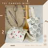 Túi vải canvas mini đựng đồ đa năng