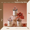 Set quà nến thơm Soyam by Citta nắp thuỷ tinh