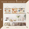 Tranh treo tường canvas khung gỗ decor
