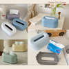 Hộp đựng khăn giấy để bàn Tissue Box nhiều màu phong cách Hàn Quốc