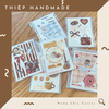 Thiệp handmade trang trí sticker nhiều mẫu (kèm bao thư)