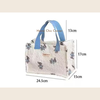 Túi tote đựng hộp cơm nhiều màu pastel dễ thương