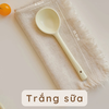 Muỗng sứ cán dài màu pastel