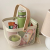Giỏ sắt quai gỗ đựng đồ decor giỏ picnic