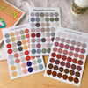 Bộ 48 stickers tròn decor trang trí dán postcard