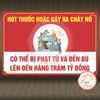 Tem Decal Dán Cảnh Báo Hậu Quả Nếu Để Xảy Ra Hỏa Hoạn Do Hút Thuốc, Cảnh Báo Cháy, Nâng Cao Ý Thức Phòng Tránh Hỏa Hoạn