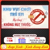 Tem Decal Dán Nhắc Nhở Khu Vui Chơi Của Trẻ Em Vui Lòng Không Hút Thuốc, Cấm Hút Thuốc Lá Khu Vực Có Trẻ Nhỏ