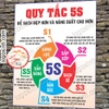 LOGO TEM STICKER QUY TRÌNH MÔ HÌNH 5S, NỘI QUY NGUYÊN TẮC 5S SỬ DỤNG CHO CƠ QUAN, VĂN PHÒNG, CÔNG TY, NHÀ XƯỞNG.....