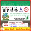 Tem Decal Dán Quy Tắc Nội Quy Sử Dụng Nhà Vệ Sinh,WC Toilet, Nhà Tắm, Tem Chống Nước Độ Bền Cao,Không Bay Màu,Không Bong