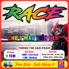 Tem Decal Chữ RACE Dán Xe Máy Ô Tô, Decal Trang Trí Xe, Sticker Cao Cấp Chống Nước, Không Phai Màu, Miếng Dán RACE