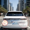 Tem Decal Dán [Ô tô] LÁI LỤA - THI 9 LẦN MỚI ĐỖ - CÁC SẾP NHƯỜNG EM | Decal Vui Nhộn - Màu Xanh | Chống nước, chống phai