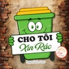 Tem Decal Cho Tôi Xin Rác, Có Keo Sẵn, Chống Nước, Tem Dán Thùng Rác, Dán Tường, Kính, Khu Vực Vị Trí Để Thùng Rác