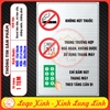 Tem Decal – HƯỚNG DẪN SỬ DỤNG THANG MÁY – KHÔNG HÚT THUỐC, KHÔNG DÙNG THANG MÁY KHI CÓ HỎA HOẠN - Chống phai, dán sẵn