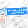 LOGO TEM STICKER BIỂN BÁO VÒI NƯỚC TỰ ĐỘNG- AUTOMATIC TAP- SỬ DỤNG TRONG NHÀ VỆ SINH
