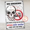 Tem Decal Poster Cấm Hút Thuốc, No Smoking, Tem Decal Tuyên Truyền Tác Hại Của Thuốc Lá, Cảnh Báo Không Hút Thuốc, Decan
