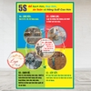 Tem Decal Dán QUY TRÌNH 5S - ĐỂ SẠCH HƠN, ĐẸP HƠN, AN TOÀN & NĂNG SUẤT CAO HƠN - Decal chống nước, chống phai