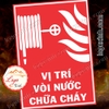 LOGO TEM STICKER DÁN THÔNG BÁO BIỂN CHỈ DẪN VỊ TRÍ VÒI CẤP NƯỚC CHỮA CHÁY PCCC 114