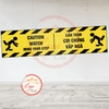 Tem Decal – CẨN THẬN BẬC THANG / COI CHỪNG VẤP NGÃ – CAUTION WATCH YOUR STEP - Decal bóc dán, chống nước, chống phai