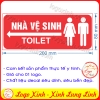 LOGO STICKER TEM BIỂN CHỈ DẪN LỐI ĐI NHÀ VỆ SINH NAM NỮ, HƯỚNG TOILET WC RESTROOM, CHỈ DẪN KHU VỆ SINH