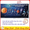 Tranh Decal Dán Tường Các Hành Tinh Trong Hệ Mặt Trời - The Solar System - Tranh Treo Không Đinh Bổ Trợ Kiến Thức Cho Bé - CỠ NHỎ (30x15cm)