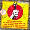 LOGO TEM STICKER BIỂN KHÔNG CHỈ TRỎ KHI KỸ THUẬT LÀM VIỆC ĐỂ ĐẢM BẢO AN TOÀN - BIỂN BÁO AN TOÀN LAO ĐỘNG VUI NHỘN