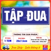 Sticker Decal Chữ TẬP ĐUA Vui Nhộn, Tấm Dán Chữ TẬP ĐUA, Chất Liệu Decal Chống Nước, Tem Decal Trang Trí Xe Hơi Ô Tô